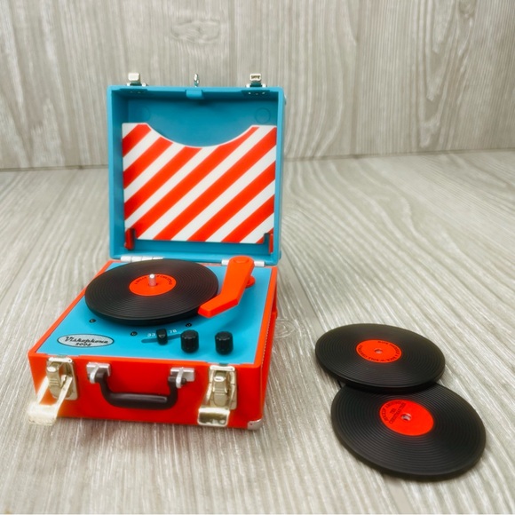 Vintage 2005Hallmark  "Rockin' With Santa" Christmas Ornament record player rare - Picture 3 of 11